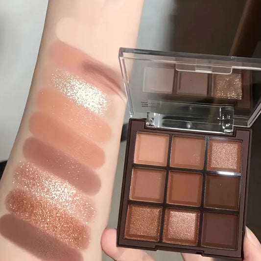 Brown 9-Color Eyeshadow Palette