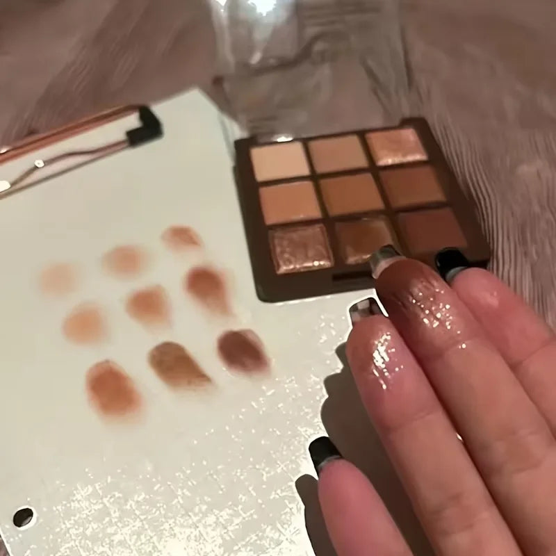 Brown 9-Color Eyeshadow Palette