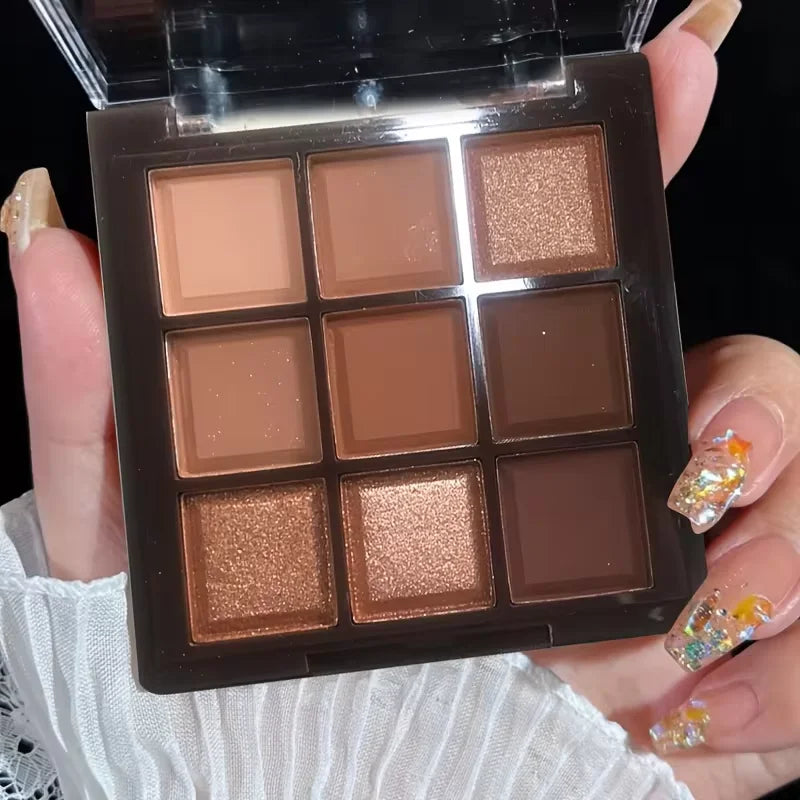 Brown 9-Color Eyeshadow Palette